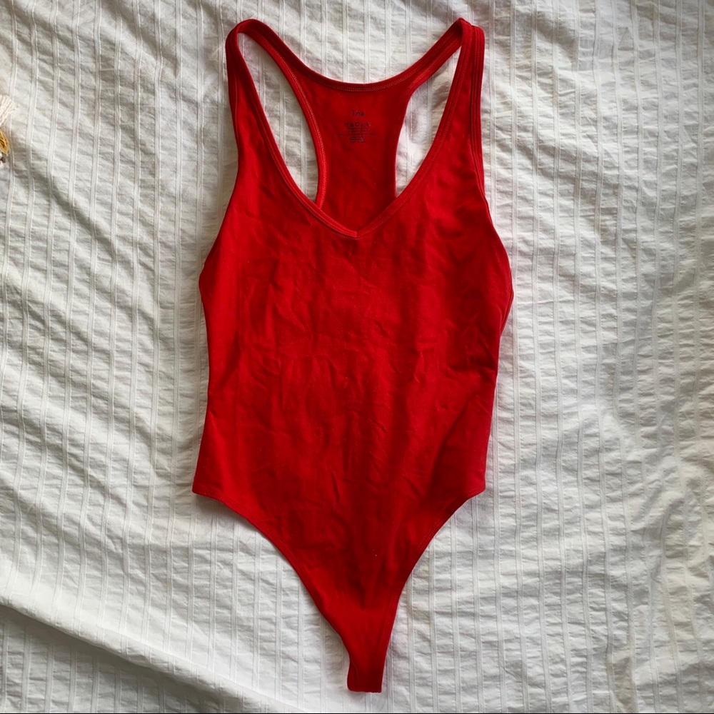 ARITZIA TNA RED BOYDSUIT WORN ONE TIME